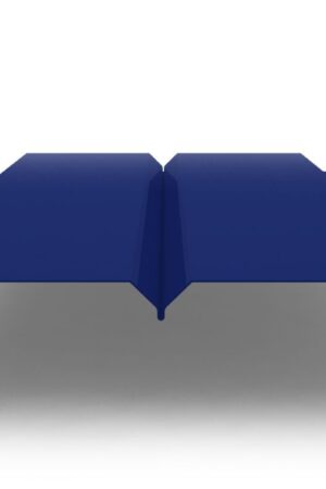 Сайдинг ЕВРОБРУС (ПЭ-5005-0,4)  367(340) тиснение