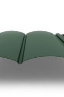Сайдинг БРЕВНО (ПЭ-6005 - 0,45) 367(345) усиленный