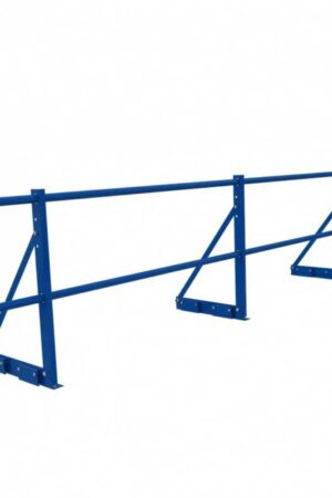 Кровельное ограждение 1200х3000мм, 2 трубы d25, 3 опоры,  RAL5005