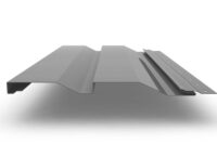 Металлосайдинг Корабельная доска с покрытием Полиэстер, толщина 0,40 мм, цвет RAL 7004