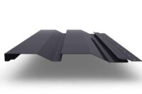 Металлосайдинг Корабельная доска с покрытием Полиэстер, толщина 0,45 мм, цвет RAL 7024