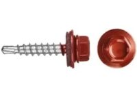 Саморез 4,8х70 кровельный RAL 3011 коричнево-красный