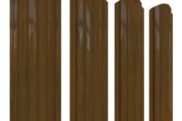 Евроштакетник  105 мм, Мореное дерево, 0,4мм