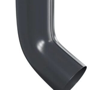 Колено стока, 90мм, RAL7024