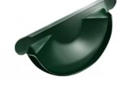 Заглушка торц.универс., 125мм, RAL6005