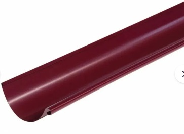 Желоб полукруглый, 125мм, 3м, RAL3005